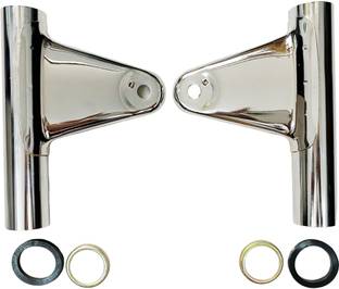 road religion Yamaha RX100/ RX135 Set of Head Light Stay (Kaan set) Bike Headlight Mount
