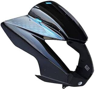 Mudsor VISOR GLAMOUR NEW MODEL BLACK BLUE (WITH GLASS) Bike Headlight Visor