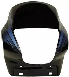 DreamRow Passion Plus Black Blue Bike Headlight Visor