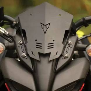 Vagary Yahama MT 15 Metal Visor Windshield Bike Headlight Visor