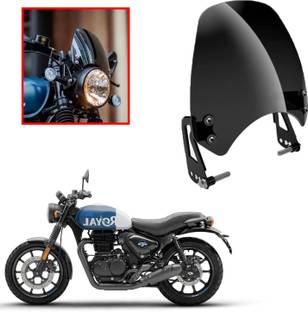 ZRIDE Unbreakable Headlight Glass Visor Windshield For Royal Enfield Hunter 350 Bike Headlight Visor