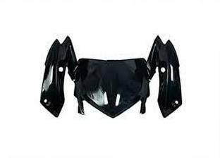 ARPIT ENTREPRISE Front Headlight Visor For Hunk (Black) Bike Headlight Visor