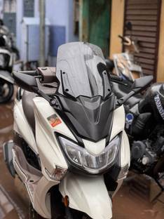 DADDY AUTO BURGMAN STREET 125 VISOR WINDSHIELD BLACK ROYAL DESIGN Bike Headlight Visor