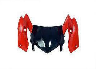ARPIT ENTREPRISE Front Headlight Visor For Hunk (Red) Bike Headlight Visor