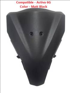 Shiv Ambba Front Nose For Actva 6G (Matte Black) Bike Headlight Visor