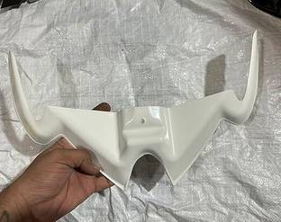 Auto MT RS200 White-Winglet, Bike Suitable for Bajaj Pulsar Flexible + Unbreakable Bike Headlight Visor