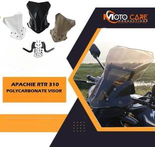 auto trends POLYCARBONATE VISOR FOR APACHE RTR 310 Bike Headlight Visor