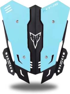 HALLOWS Yamaha MT 15 Sky Blue Bike Headlight Visor Bike Headlight Visor