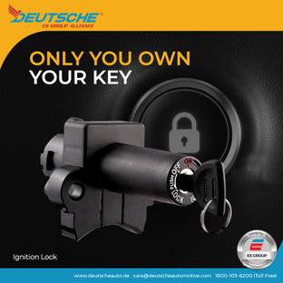 deutsche Ignition Lock Fit For Bajaj Auto 3Wheeler RE 2S KS Compact(Petrol)(3 Wires) for Bajaj 3W RE 2S KS Compact (Petrol) 3 Wires) Key Switch Lock