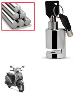 SRPHERE Heavy Duty Disc Brake Lock Anti-Theft Stainless Steel 7mm Pin Wheel Locking Bike Safety Anti-Theft Safety Waterproof For Honda Activa Disc Lock