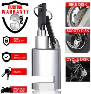 Moto Genius Bike Safety Mini Anti-Theft Stainless Steel Disc Brake Lock Waterproof Disc Lock