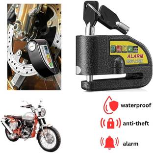 ENEMYT DISK ALARM LOCK Motorcycle Alarm Lock Anti-Theft Alarm Wheel Disc Brake For Bullet Trials 350 Disc Lock