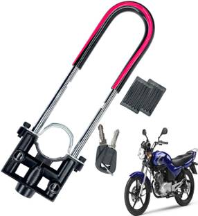 Generox Security Lock for YBR 125 Heavy Duty Red and Black YBR 125 U Lock