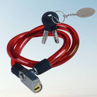 Foora CL-01-RED Cable Lock Zinc (Red) Cable Lock