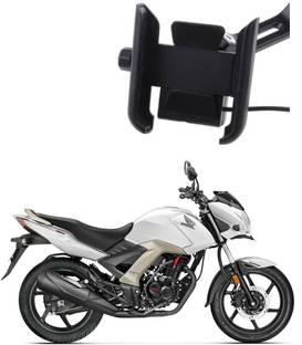 AOWBIKES Bike Mobile Fast Charger with Holder compatible for CB Unicorn 160 24 A Bike Mobile Charger