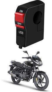Enfield Works Bike Handle Bar Universal Switch With USB EW-172 2 A Bike Mobile Charger
