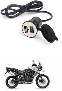 FKOK Bike USB Charger Socket Power Outlet 5V 2 A for Tiger 800 XCA 12 A Bike Mobile Charger