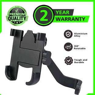 Rhtdm Bike Holder 360 Degree Rotation Mirror All Smartphones Motorcycle, Scooty Bike Mobile Holder