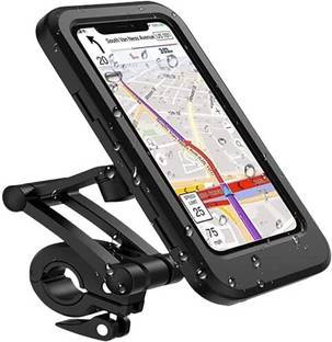 VOFFY Adjustable Waterproof Motorcycle Bike Phone Holder Case stand Bike Mobile Holder