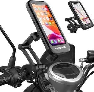 TGGMart Waterproof Mobile Phone Holder 360° Adjustable for Bike/Cycle Up To 7 inches Bike Mobile Holder