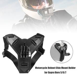 DAZZRIDE Helmet Camera Strap Mount Go Pro, All Smart Mobile Phone Bike Mobile Holder