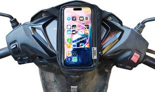 Safar Enterprises Universal Water Resisant Mobile Holder / Pouch-Bag for All Scooter Scooty Bike Bike Mobile Holder