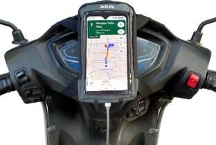 JETLIFE Mobile Holder For Scooters, Scooty, Moped, EV X1Standard Bike Mobile Holder