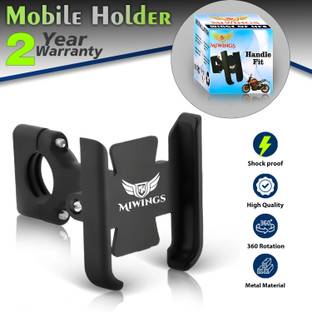 Flipkart SmartBuy Universal Bike Mount Phone Holder Metal Body 360 Degree Rotating Handlebar Bike Mobile Holder