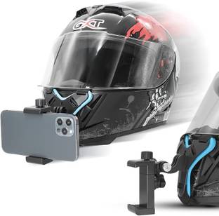 Point Zero Exclusive Helmet Mount for Action Camera/Helmet Chin Mount/Helmet Strap Belt Bike Mobile Holder