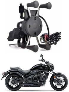 Enfield Works X-Grip Mobile Holder With USB Charger For Bike EW-1815 Bike Mobile Holder