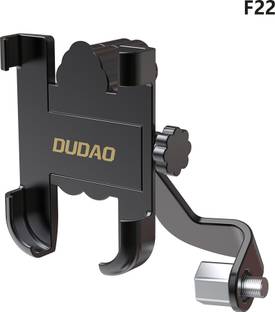 डूडाओ F22 Premium Phone Mount For Rearview Mirror, 360° Rotation Adjustable, Universal बाइक मोबाइल होल्डर