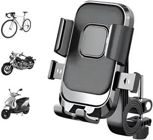 TRUWEL XY-089 Bike/Scooty Mobile Holder | 360° Rotation | Lock Clamp | GPS & Navigation Bike Mobile Holder