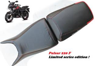 AUTOLEOPARD PULSAR 220F DTSI REAR RED SPLIT BIKE SEAT COVER Split Bike Seat Cover For Bajaj Pulsar 220 DTS-i