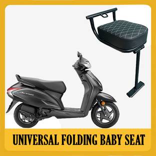 DAZZRIDE DZRD-XS Universal Folding Baby Seat Compatible for Activa 6G Single Bike Seat Cover For Hero, Honda, TVS, Suzuki Access, Access 125, Activa, Activa 3G, Activa 4G, Activa 5G, Activa 6G, Activa i, Jupiter