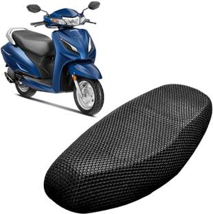 Lakshmina Enterprises OO 3D Free Size Bike/Scooty Seat Cover Very Soft Net Mesh Fabric and Smooth Single Bike Seat Cover For Honda Activa 4G