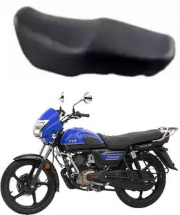 Carbox Enterprises Waterproof Durable Faux Leather Single Bike Seat Cover(TVS Radeon) Single Bike Seat Cover For TVS NA