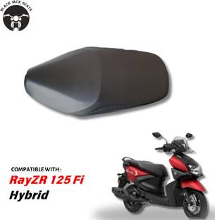 blackjackseats Yamaha Ray ZR Plain Seat Cover Black Single Bike Seat Cover For Yamaha Ray ZR