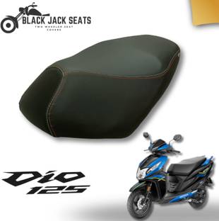 blackjackseats Premium Seat Cover for Dio 125 Water-Resistant and attractive Nylon Stitch Single Bike Seat Cover For Honda Dio
