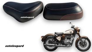 AUTOLEOPARD NEW CLASSIC SOFT TOUCH PREMIUM QUALITY Split Bike Seat Cover For Royal Enfield Classic 350