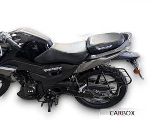 carbox TVS Raider 125 Bike SEAT Cover,Pu Leather,,Water Proof,Black Colour Split Bike Seat Cover For TVS Raider 125