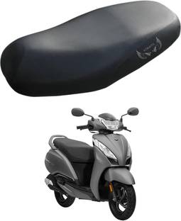 KONAYA Jupiter 125 Seat Cover Protect from Rust and Dust, PU Leather Waterproof Single Bike Seat Cover For TVS Jupiter