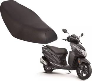 KSHEERI HONDA DIO Scooty Removable & Washable PU Leather Waterproof Seat Cover Single Bike Seat Cover For Honda Dio