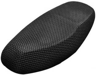 Lakshmina Enterprises 3D Bike Seat Cover / Two Wheeler Seat Cover Breathable Mesh Net Cushion Black Single Motorcycle/Bike Seat Cover Single Bike Seat Cover For Hero, Honda, Bajaj Passion, Passion Pro, Platina, Pulsar, Splendor, Splendor Plus, Splendor Pro, Super Splendor, CB Shine, CD, CD deluxe, Unicorn