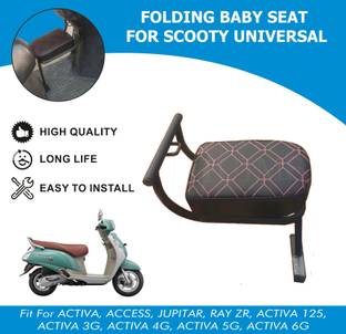 autoformonix GOOD HEAVY METAL Baby Seat Compatible for Activa 4G Single Single Bike Seat Cover For Suzuki, TVS, Honda Access, Activa 4G, Activa 125, Jupiter