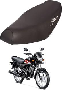 KSHEERI CD 110 DREAM Bike Removable & Washable PU Leather Waterproof Seat Cover Single Bike Seat Cover For Honda Dream