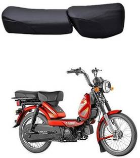 Sunriders XL 100 MOTORCYCLE DOUBLE SEAT COVER(BlACK) Single Bike Seat Cover For TVS NA