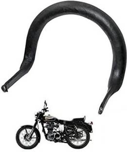 Miwings Metal Sleek Cushion Backrest Foam Padded Passenger Rear Seat Pad Support Compatible for BS3 and BS4 Model Royal Enfield Bullet 350cc and 500cc (Black) Single Bike Seat Cover For Royal Enfield Classic 350, Classic 500, Bullet