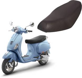 KSHEERI Vespa Scooter Removable & Washable PU Leather Waterproof Seat Cover Single Bike Seat Cover For NA Vespa