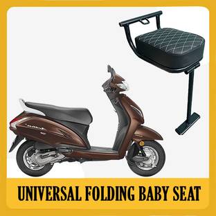 DAZZRIDE DZRD-XW Universal Folding Baby Seat Compatible for Activa 5G Single Bike Seat Cover For Hero, Honda, TVS, Suzuki Access, Access 125, Activa, Activa 3G, Activa 4G, Activa 5G, Activa 6G, Activa i, Jupiter