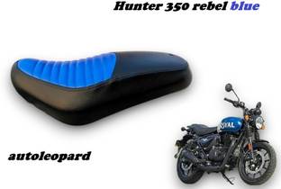 AUTOLEOPARD HUNTER 350 BLUE BIKE SEAT COVER Single Bike Seat Cover For Royal Enfield NA